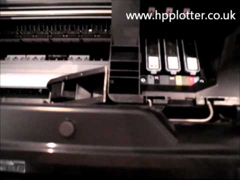 Designjet T1300/T790/T2300eMFP Series - Replace printhead on your printer