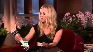 Kaley Cuoco funny moment on Ellen