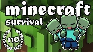 Minecraft Survival - Aflevering 110 "Zombie APOCALYPSE!"