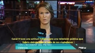 Canal 9 pide perdón a las víctimas del metro por silenciar el accidente bajo las órdenes del PP