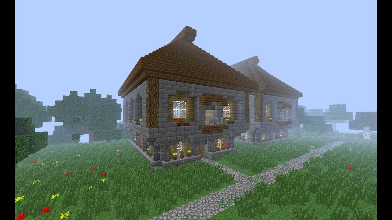 Схема красивых домов minecraft фото Схема красивых домов minecraft фото