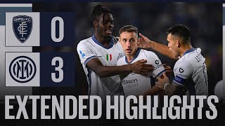 MERCOLEDÌ SERA CON 3 PUNTI 🚀? | EMPOLI 0-3 INTER | EXTENDED HIGHLIGHTS📺⚫🔵???