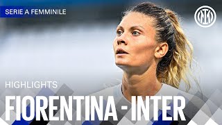 DEFEAT IN FLORENCE | FIORENTINA 4-2 INTER | WOMEN HIGHLIGHTS | SERIE A 23/24 ⚫🔵🇮🇹???