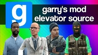 Gmod Elevator Source Funny Moments - Random, Weird, Creepy Adventure Mod (Garry's Mod Fun)