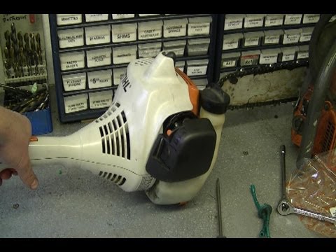 stihl repair fuel trimmer line replacement grass engine