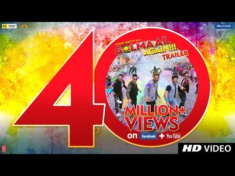 Golmaal Again Releasing 20th October Rohit Shetty Ajay Devgn
