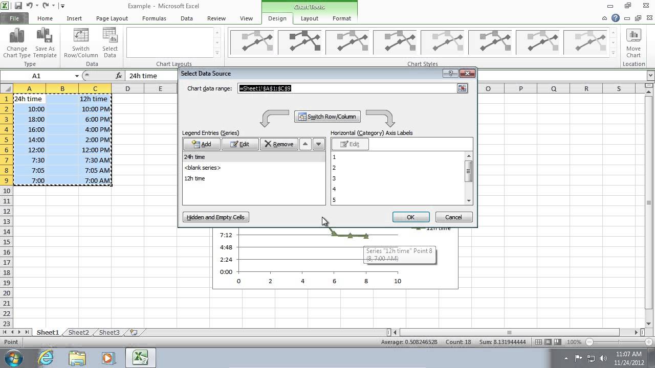 How to Set X and Y Axis in Excel YouTube