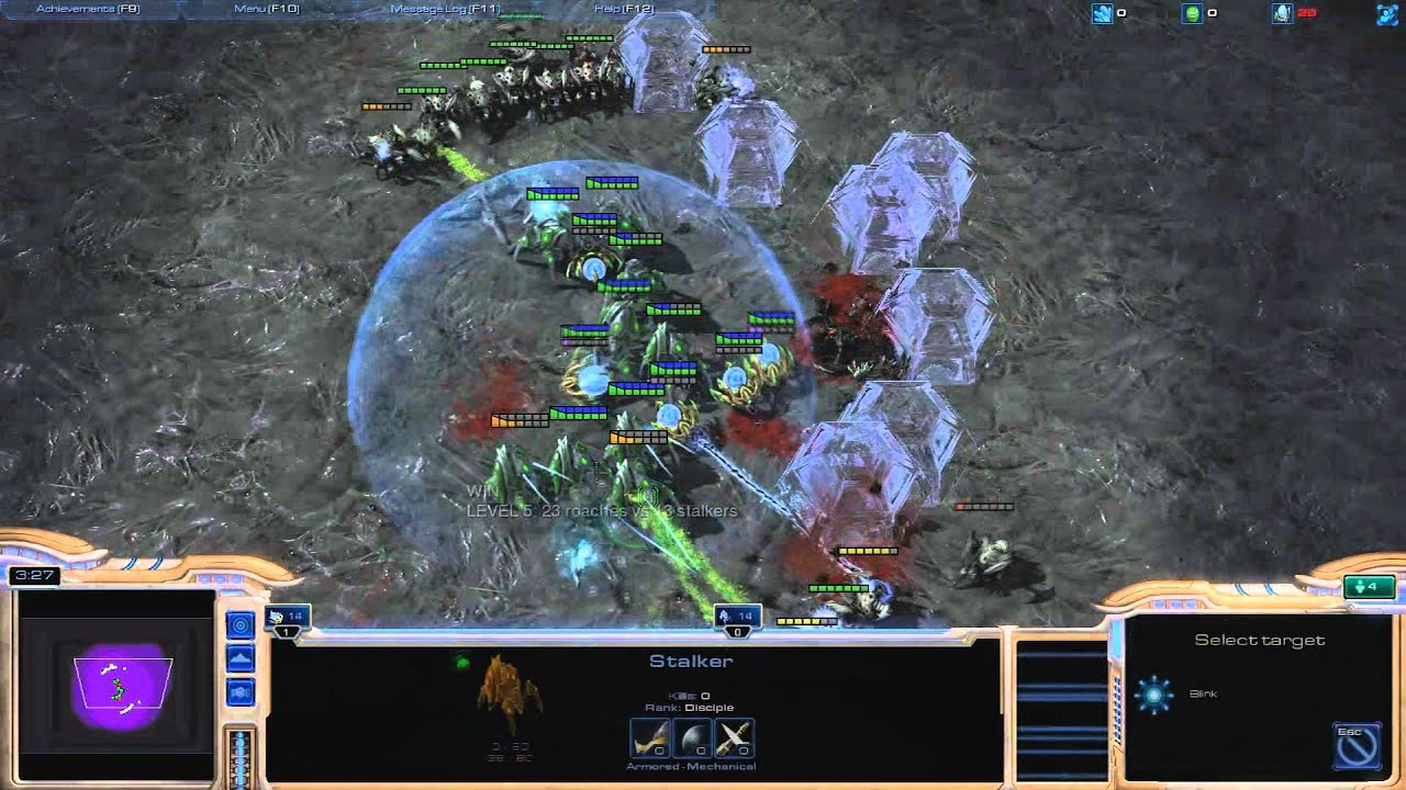 MVC=) Starcraft 2 Custom Games: Blink Force Field Challenge ...