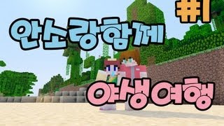 [안소]마인크래프트 잠안올땐 야생여행 01편