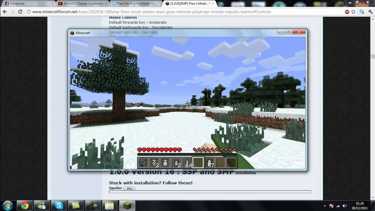 How to Install Planes Mod for Minecraft 1.2.5 - YouTube