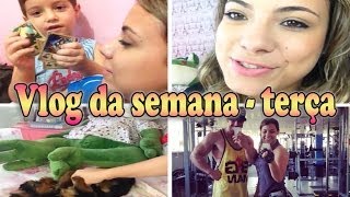 Vlog da semana(Terça) Academia, Jogo do Brasil, rotina por Kathy Castricini