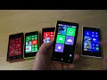 Nokia Lumia family: 520, 620, 720, 820 and 920 compared