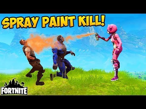 Killing Players With SPRAY PAINT?! - Fortnite Funny Fails and WTF Moments! #194 (Daily Moments)