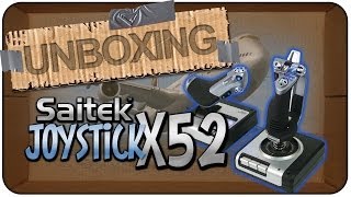 Unboxing Periferico Saitek JoyStick X52 para vuelo HD