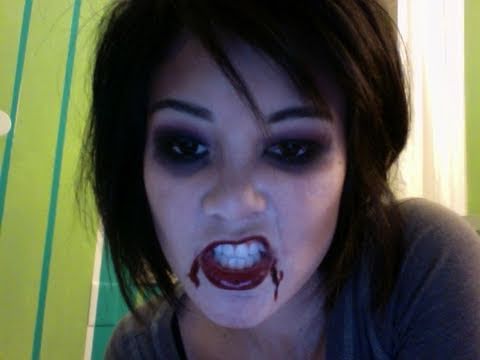 Vampire maybe Zombie (Super Easy) Costume Makeup (by - Super Easy Halloween Makeup Vampire maybe Zombie (Super Easy) Costume Makeup (by - Super Easy Halloween Makeup
