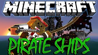 Minecraft PIRATE SHIP MODDED BattleDome (Archimedes Mod) Part 1 of 2