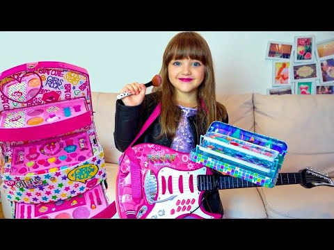 Ksysha Pretend Play Dress Up & makeup Toys for Kids Funny videos with dolls