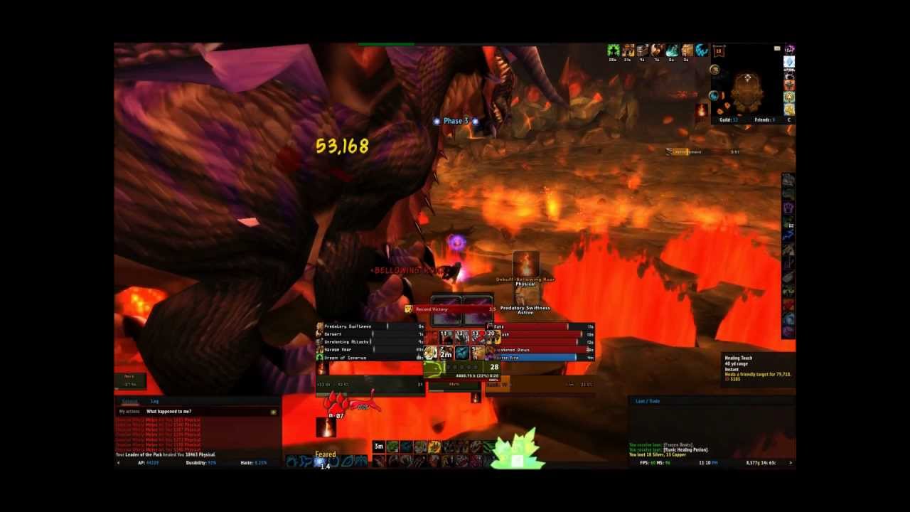 Feral Druid Solo Onyxia 10M - YouTube