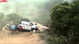 Mikko Hirvonen mistake RALLY Italia Sardegna 2013