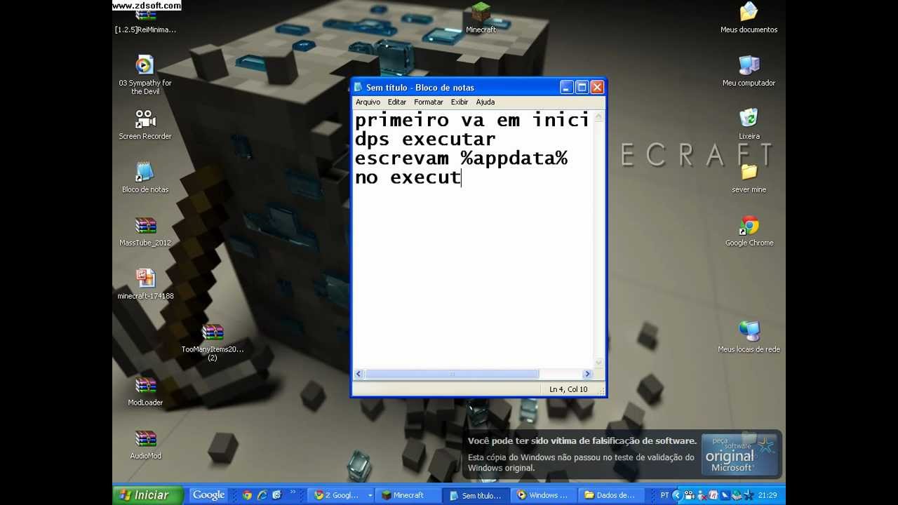 como baixar audiomod e modloader minecraft - YouTube