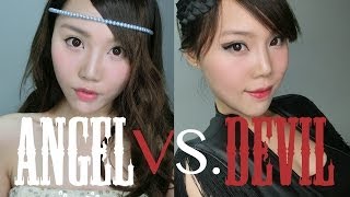 【BrenLui大佬B】聖誕天使與魔鬼 Angel VS. Devil Day to Night Makeup Look