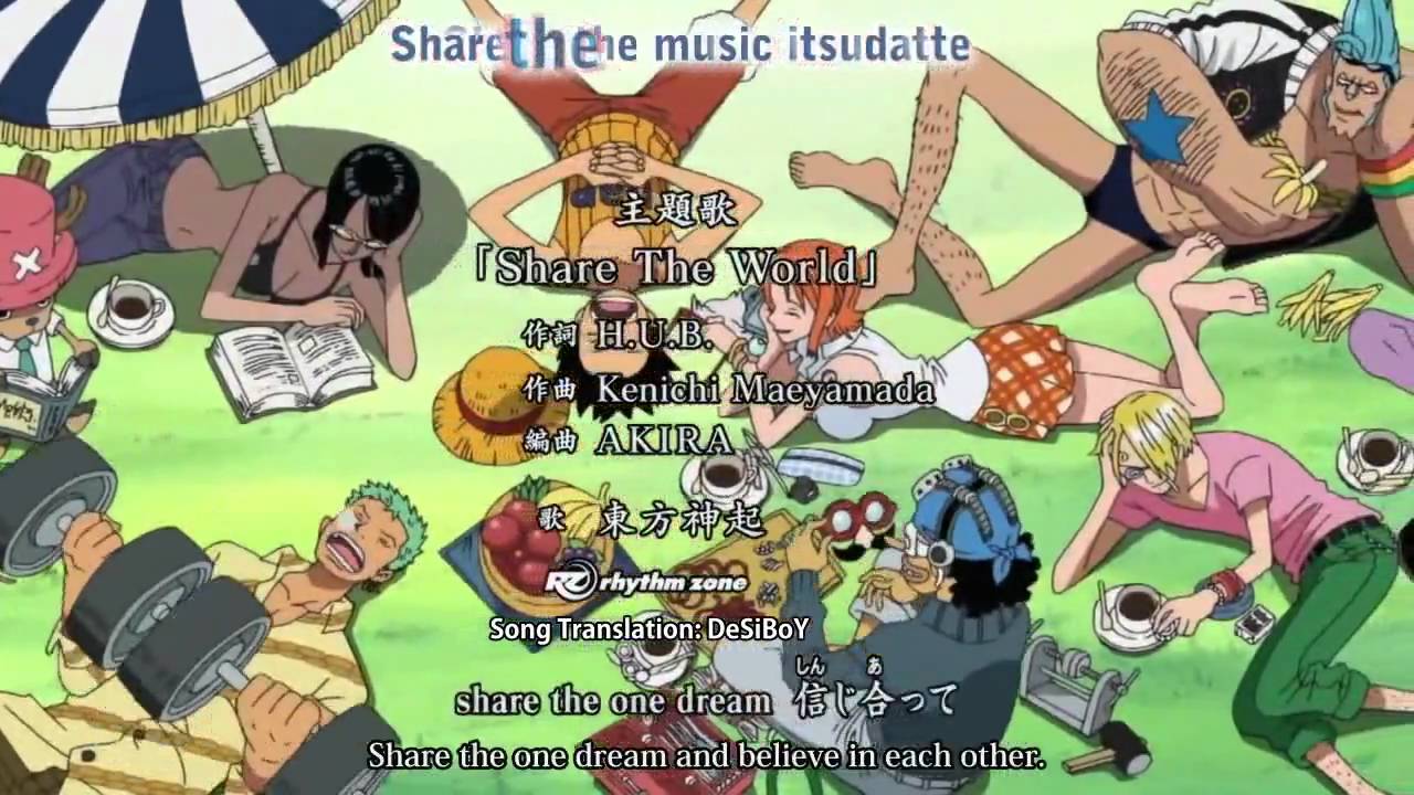 One Piece OP 11 - 『 Share the World 』(subbed) - YouTube