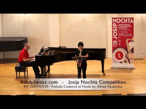 Josip Nochta Competition RIE TAKEHUCHI Prelude Cadence et Finale by Alfred Desenclos