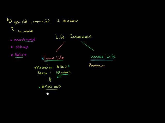 Term and Whole Life Insurance Policies