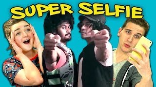 TEENS REACT TO SUPER SELFIE (ft. Maisie Williams)