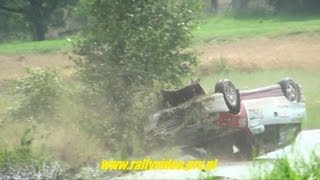 Wyścig Brzeziny - 3 Runda SZK - 2013-07-14 HD ( kjs dzwon rally crashes )