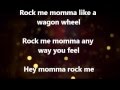 wagon wheel darius rucker lyrics   
