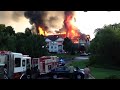 Camden crest apartment fire in Raleigh North Carolina