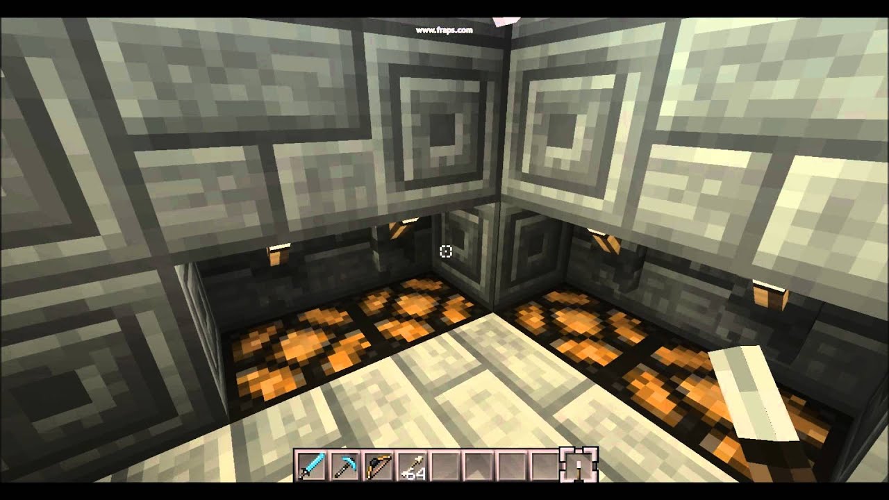 Totally Hidden Piston House in Minecraft - YouTube