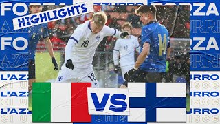 Highlights: Italia-Finlandia 4-0 - Under 19 (26 marzo 2022)