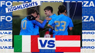 Highlights: Italia-Austria 2-1 - Under 16 (13 dicembre 2022)