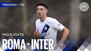 DRAW IN ROME 🤜🤛?? | ROMA 1-1 INTER | U19 HIGHLIGHTS | CAMPIONATO PRIMAVERA 1 23/2⚽⚫🔵???