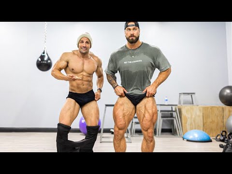 TRAINING LEGS WITH CHRIS BUMSTEAD