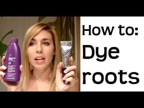 How to touch up your roots (& color your hair at home ...