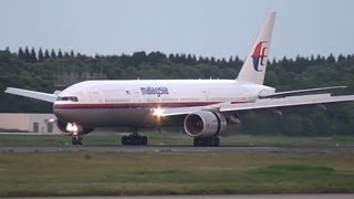 Malaysia Airlines Boeing 777-200ER 9M-MRO Landing at NRT 34R