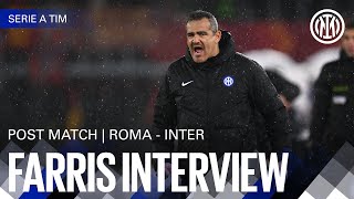 MASSIMILIANO FARRIS INTERVIEW | ROMA 2-4 INTER 🎙️⚫🔵??