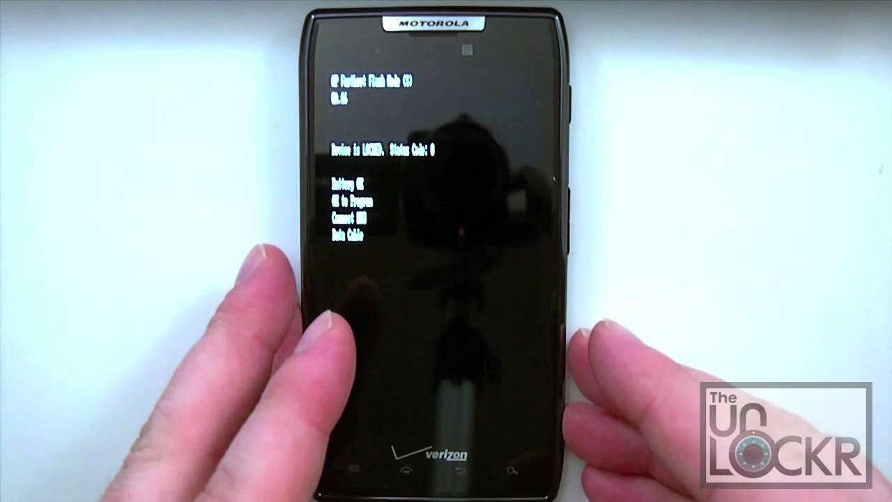 How To Restore the Motorola Droid RAZR Using Fastboot Files - YouTube