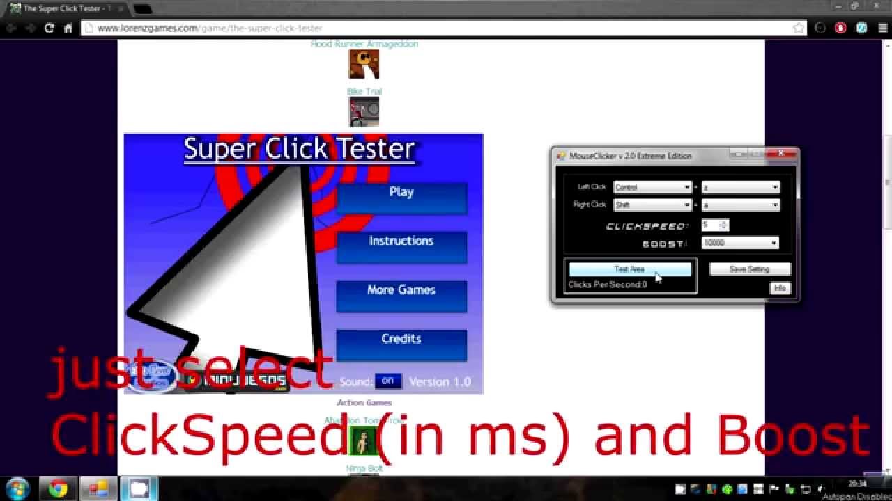 Super fast Mouse Clicker - YouTube