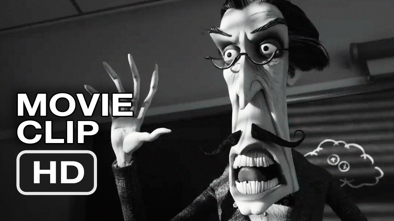 Frankenweenie Movie CLIP - Lightning (2012) - Tim Burton Animated Movie