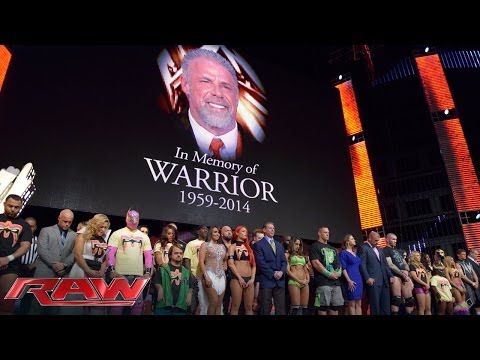 Hommage à l\'Ultimate Warrior - Raw 14 avril 2014