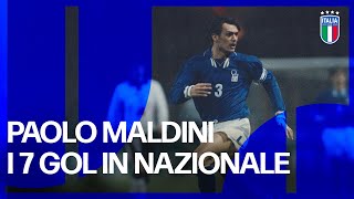 I 7 gol di Paolo Maldini in Nazionale