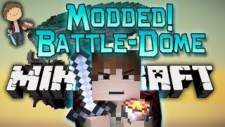 Minecraft: Modded BATTLE-DOME Part 1 w/Mitch - Airship Archimedes Mod! (Airplanes Mod)