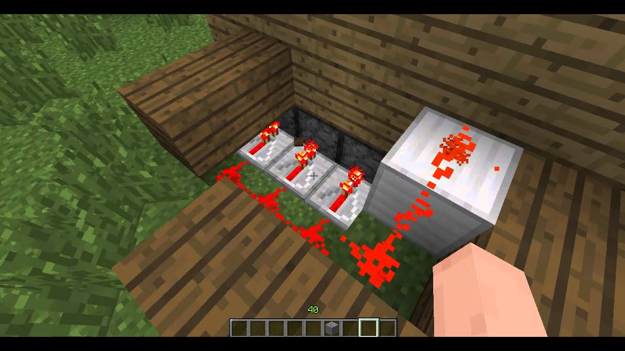 Minecraft Cool Redstone ideas! [Tripwire] - YouTube