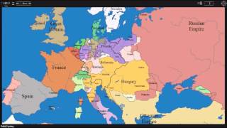 Mapa pol�tico de Europa