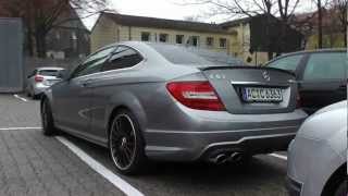 Mercedes-Benz C63 AMG LIMIT REVV & Acceleration | Brutal Sound |