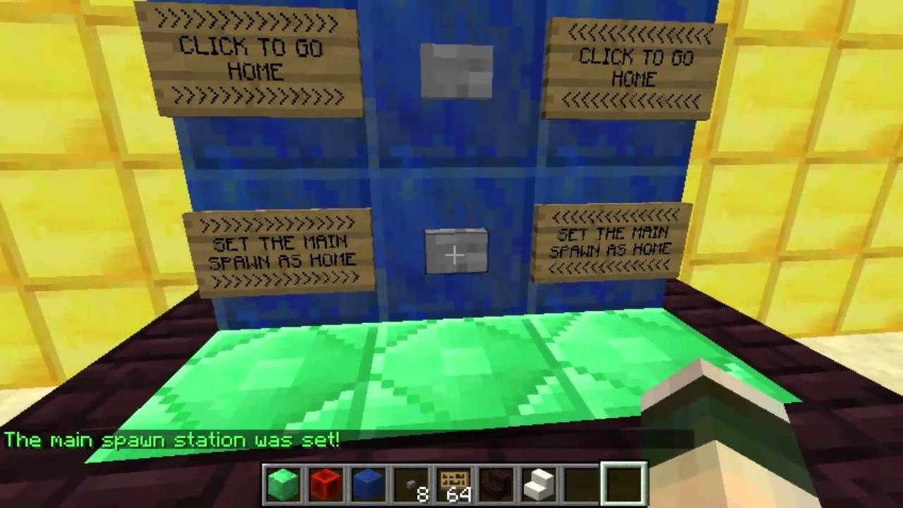 Minecraft Bukkit Plugin - Home Stations - Teleport to home and spawn ...